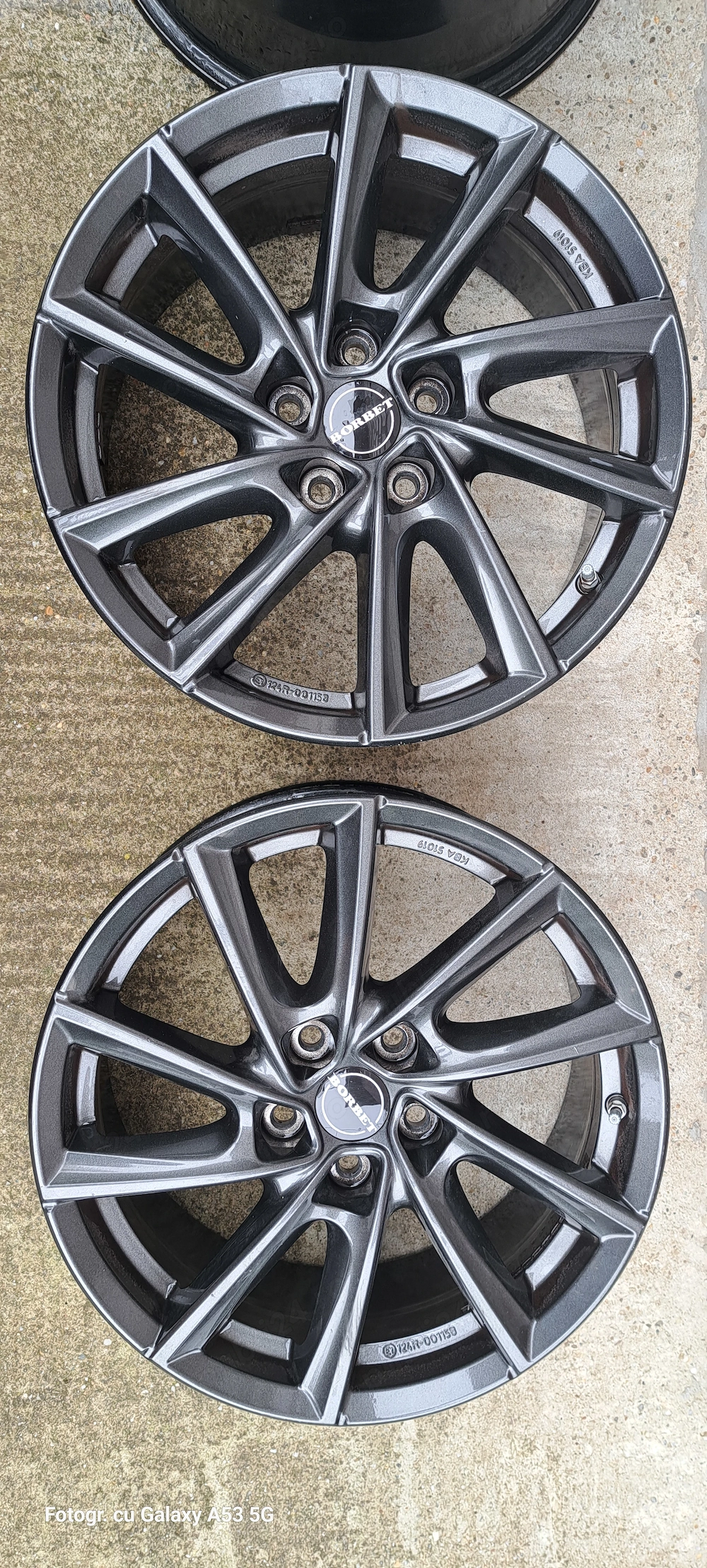 Set 4 Jante Aliaj 17" Borbet VT - 5x112 - ET48 - KBA 51019