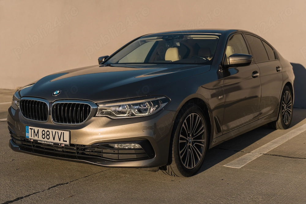 BMW 520d G30 2017 190 CP Sport Line, Shadow, Piele, Navi, HeadUp, HiFi, Led Adaptiv