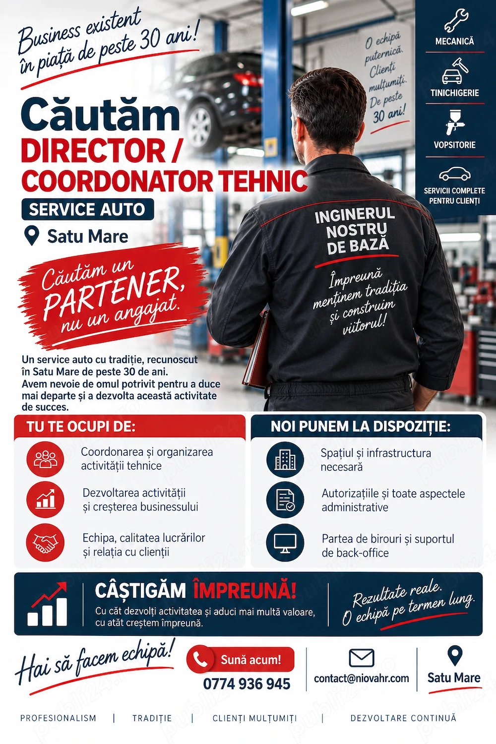 Se cauta Director Coordonator Service Auto - 