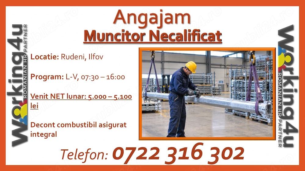 Muncitor Necalificat Reparatii Schele