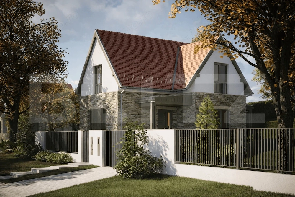 Casa individuala 110 mp, teren 830 mp, ansamblu premium Suceagu
