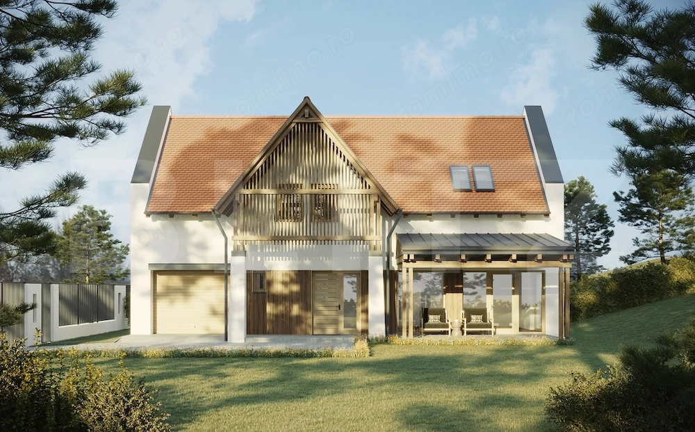 Casa individuala 160 mp, teren 830 mp, ansamblu premium Suceagu