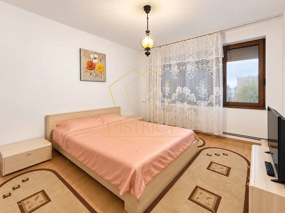 Apartament cu 2 camere complet mobilat si utilat. | Central