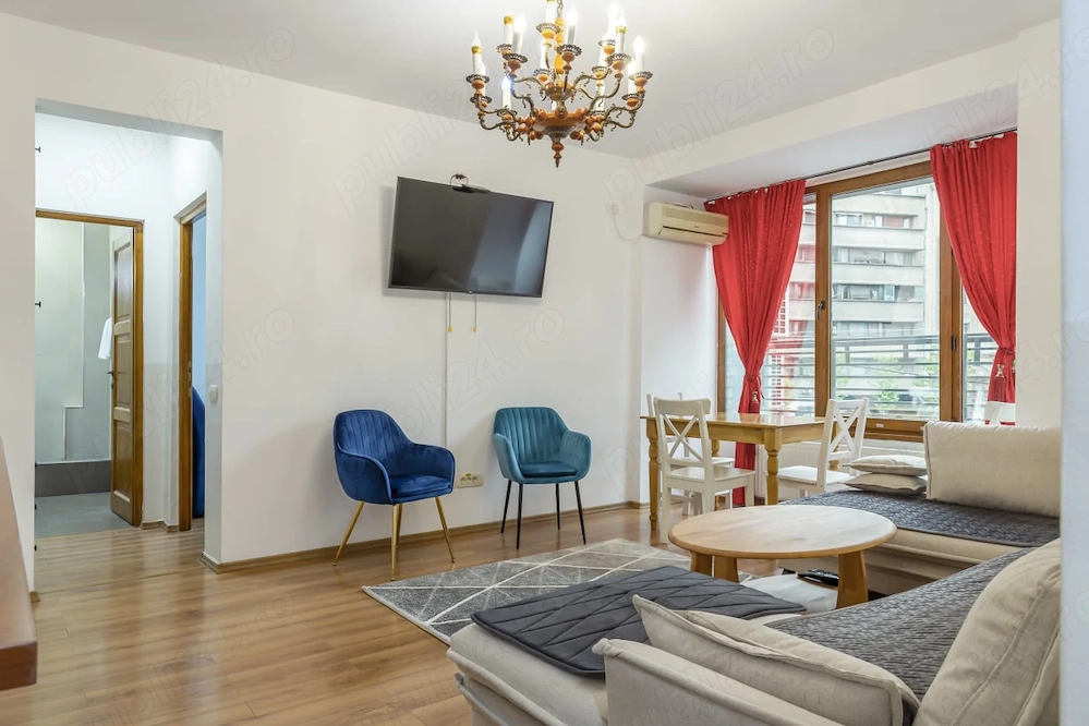 Apartament 3 camere Piata Romana - mobilat modern si complet utilat