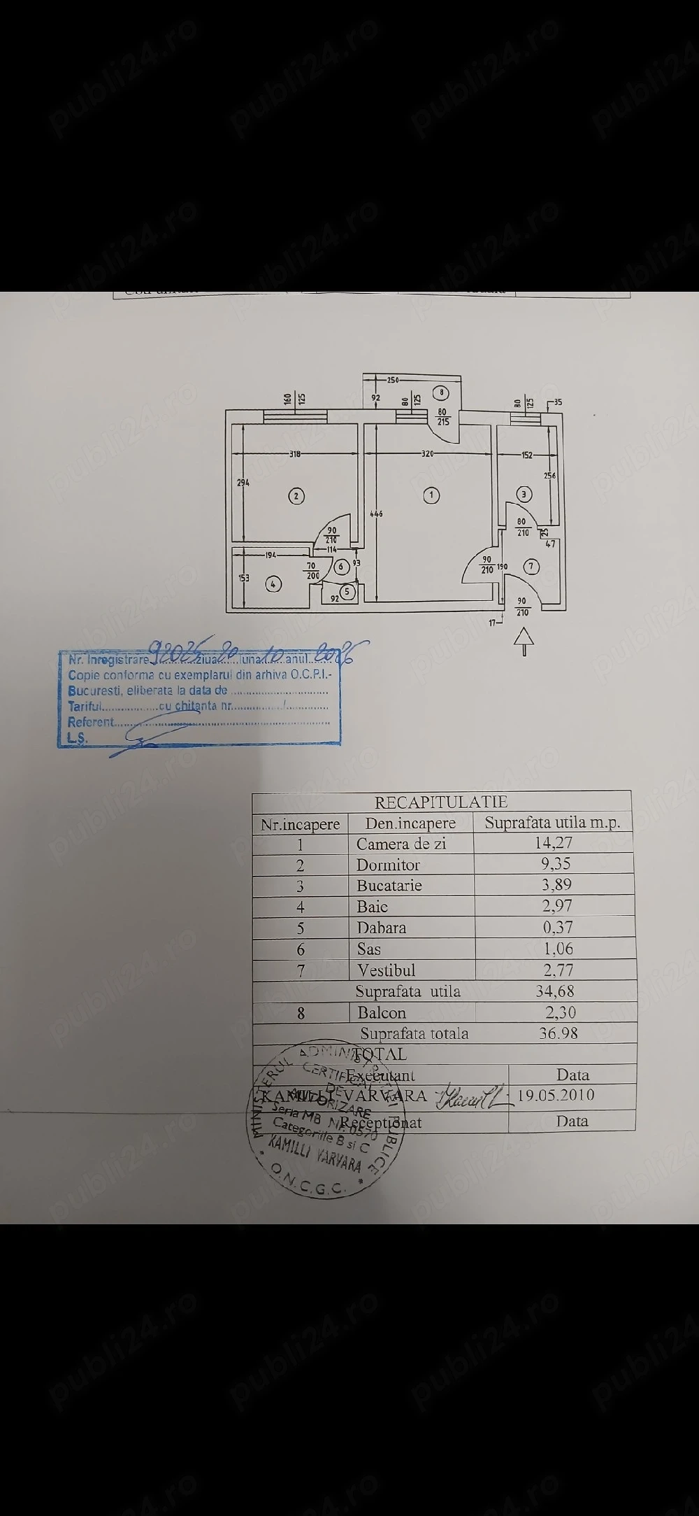 Apartament cu doua camere 