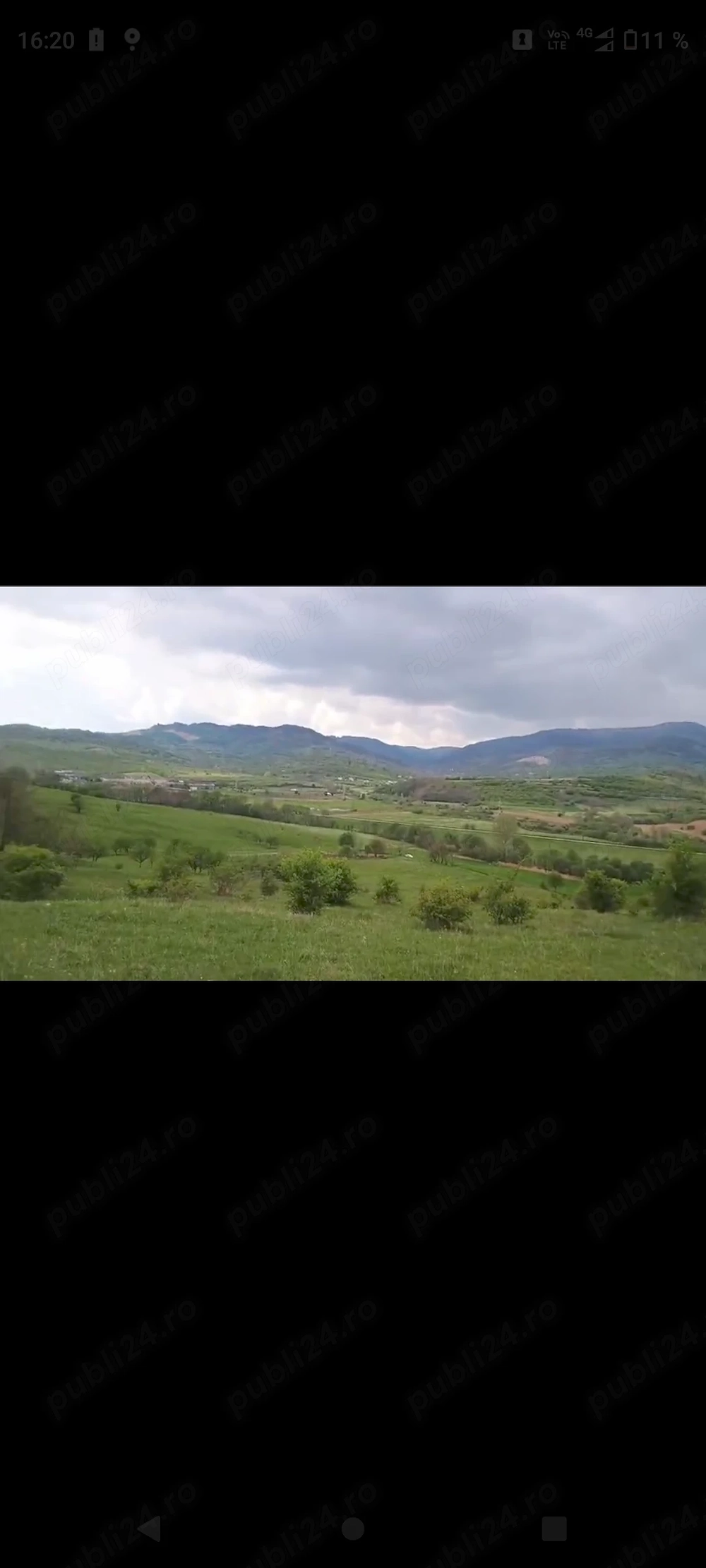 Vând teren la munte 13.068 mp,jud.Prahova, deschidere DJ102L, cabană panouri sandwich, pârâu pădure