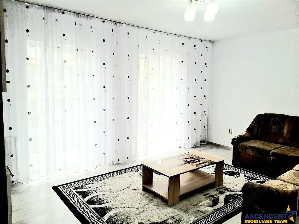 Apartament decomandat, 3camere, etaj1, mobilat si utilat modern, terasa, zona Coresi, Tractorul, Bra