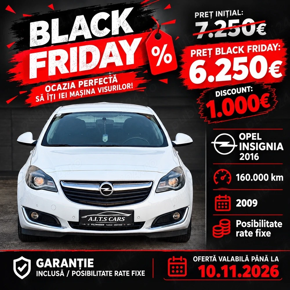 Opel Insignia 2016 Facelift 1.4 Turbo  Posibilitate rate  Garantie