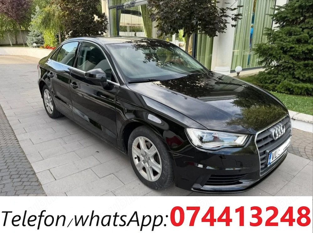 Audi A3 1.4TFSi, an 2016. Euro 6, AC-dublu-climatromic, navigatie retractabila, stare perfecta