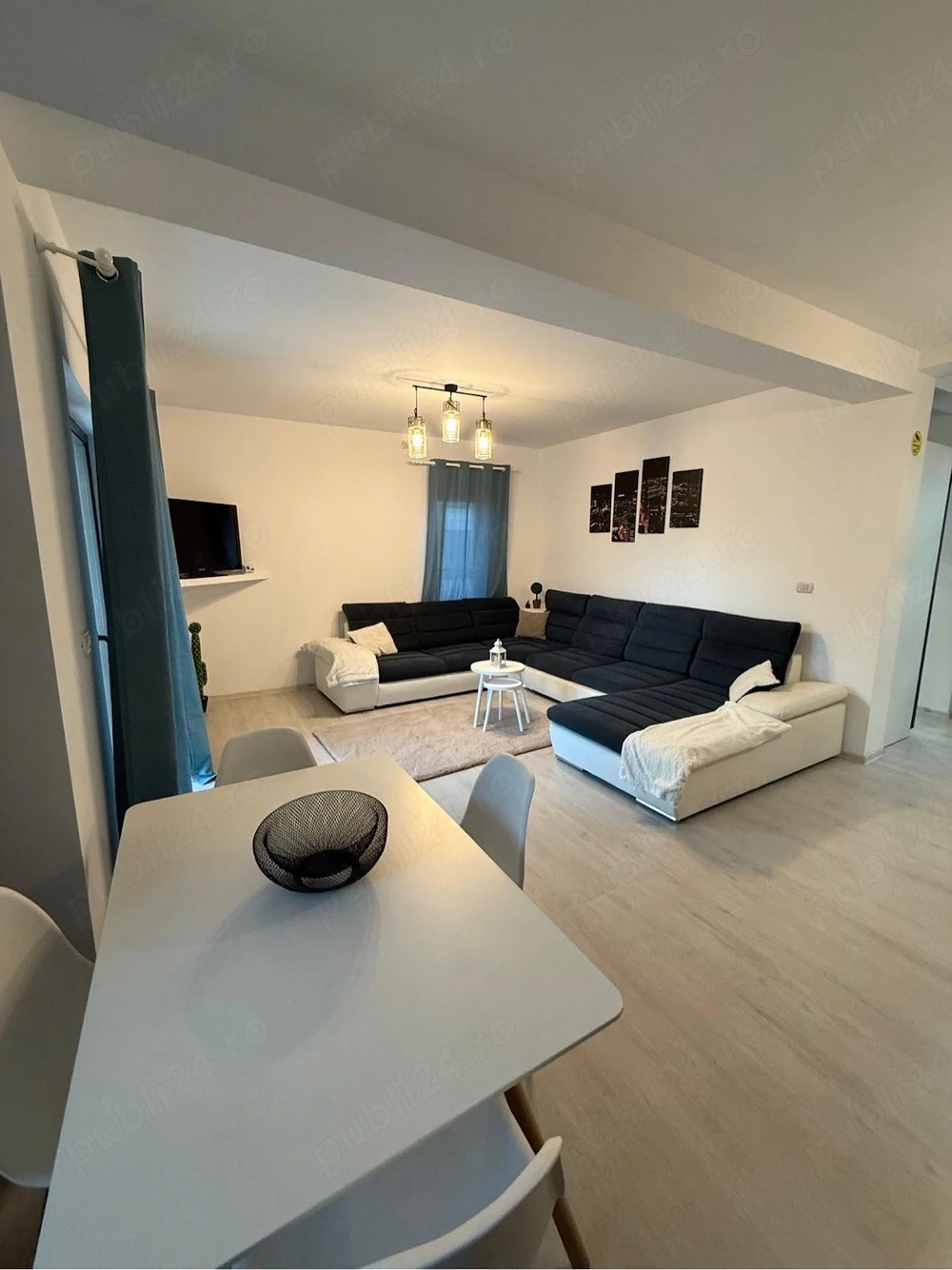 Proprietar   închiriez apartament nou, cu 3 camere și 2 băi
