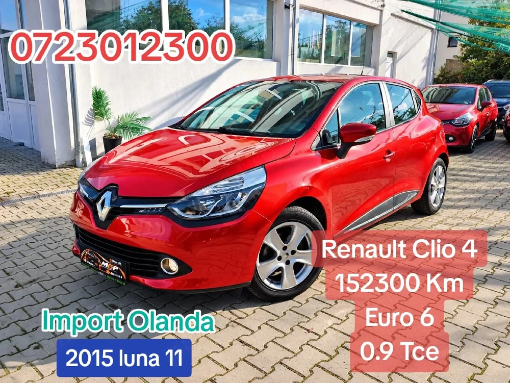 Renault Clio Hatchback 2015 12 Euro 6 0.9 Tce 90 cp 142300 km Reali