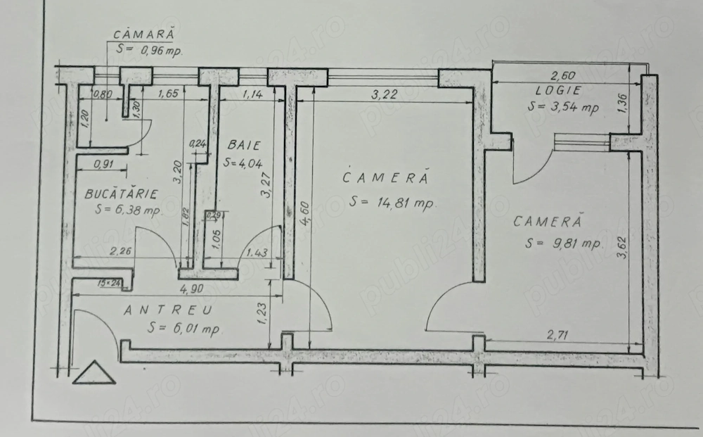 Apartament 2 camere Rogerius 