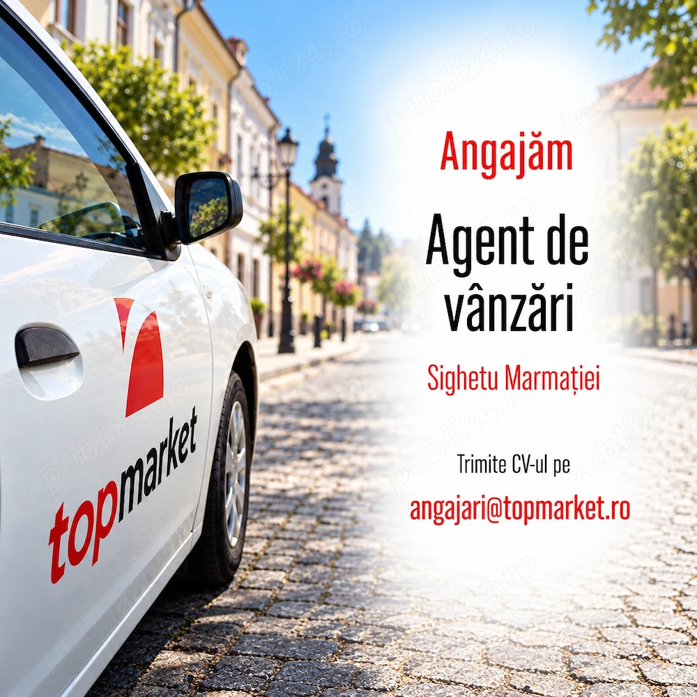 Angajăm Agent de vânzări în Sighetu Marmației