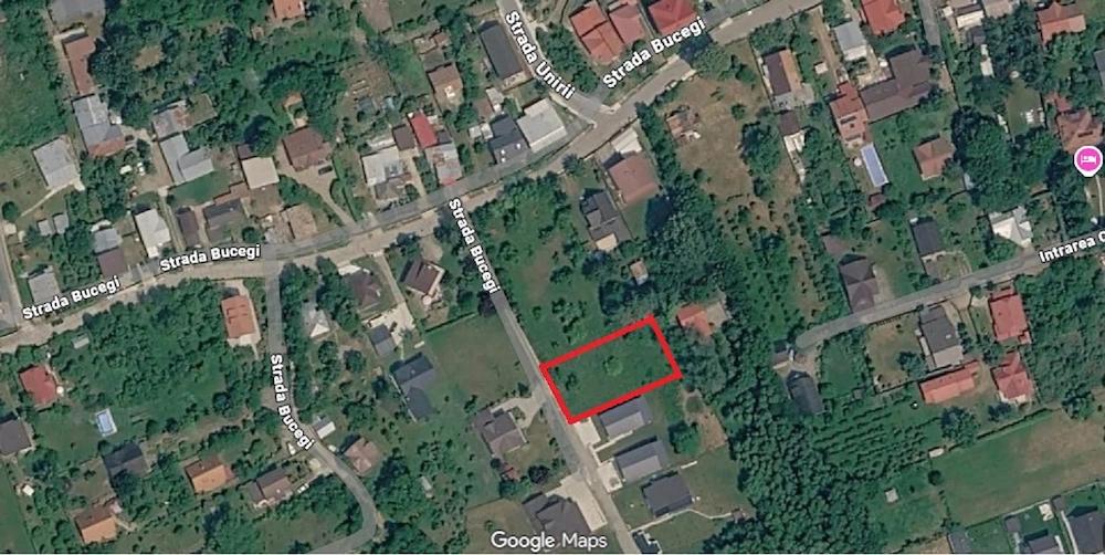 Teren intravilan 1000 mp de vanzare in Breaza, str Bucegi