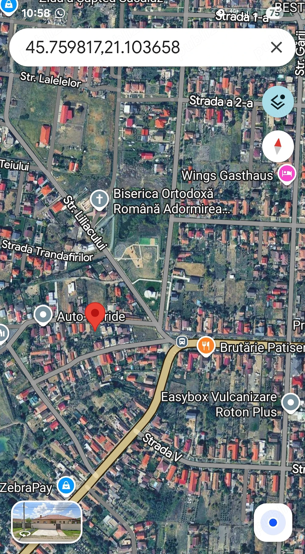 Vand teren in Săcălaz cu toate utilitățile 
