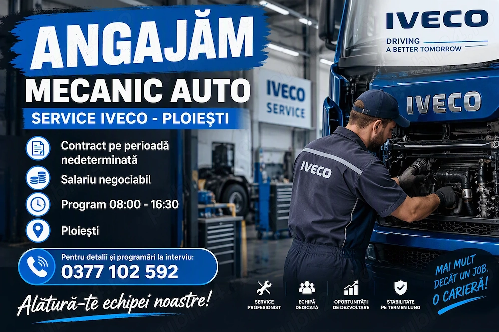 Mecanic auto service Iveco - Ploiesti