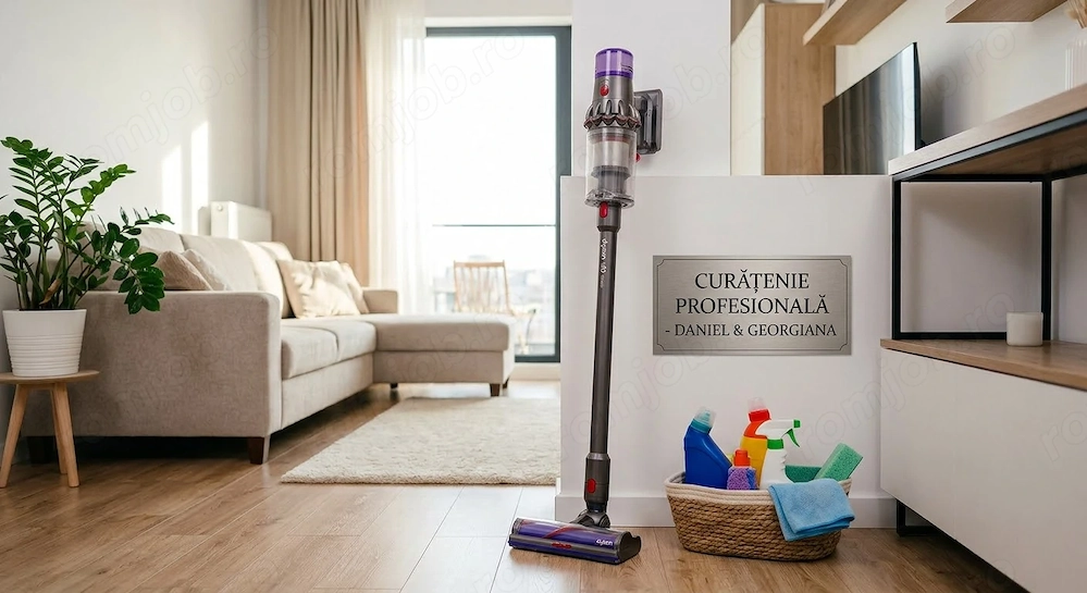 Servicii de curățenie pentru case și apartamente   Echipă de încredere (Cuplu tânăr)