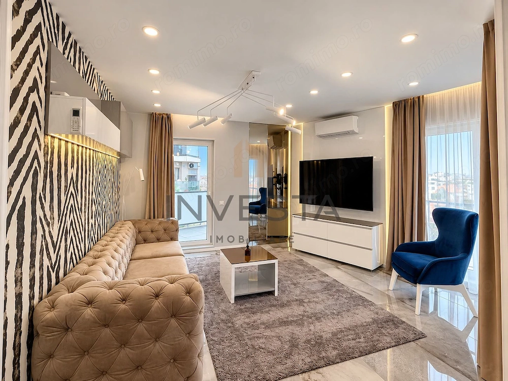 Apartament 2 camere ultrafinisat cu 2 parcari subterane, Buna Ziua