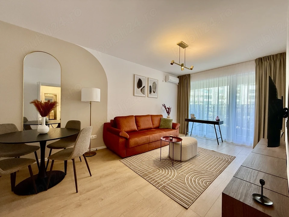 2 camere | Atria Urban Resort | Terasă 24 mp | Piscină | Metrou | Parcare