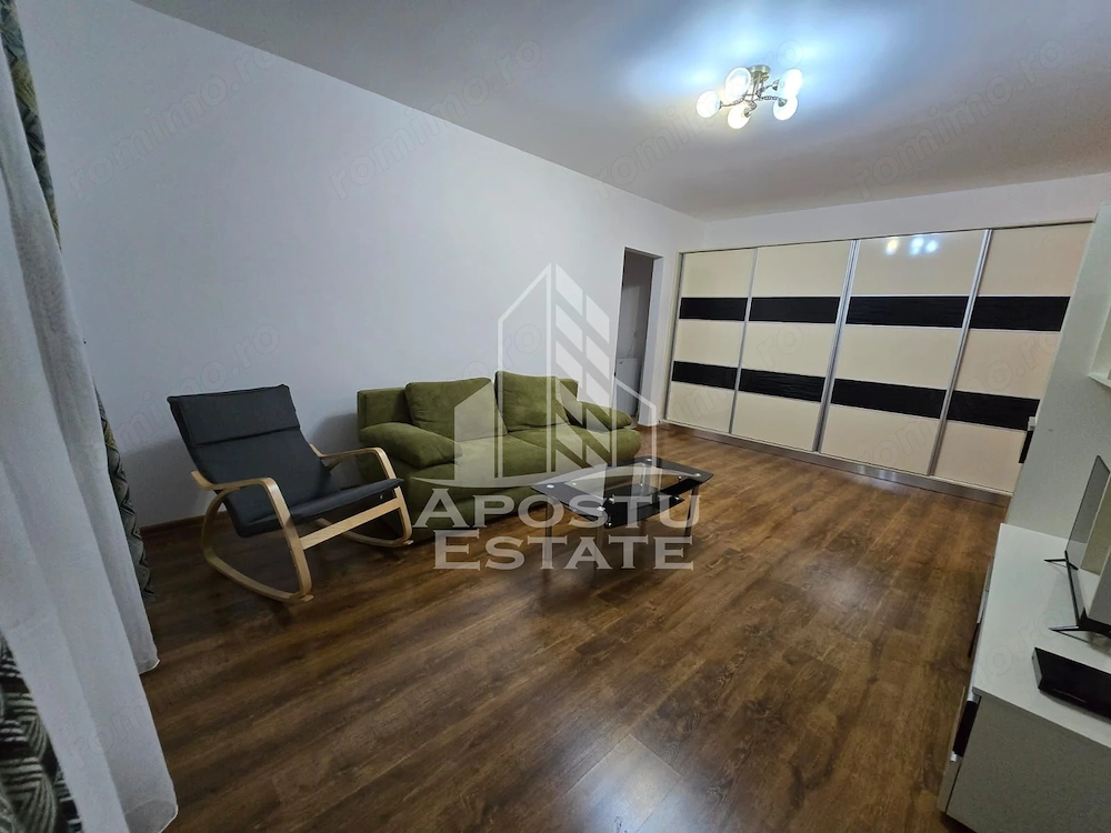 Apartament cu 2 camere de închiriat- centrala proprie, Torontalului