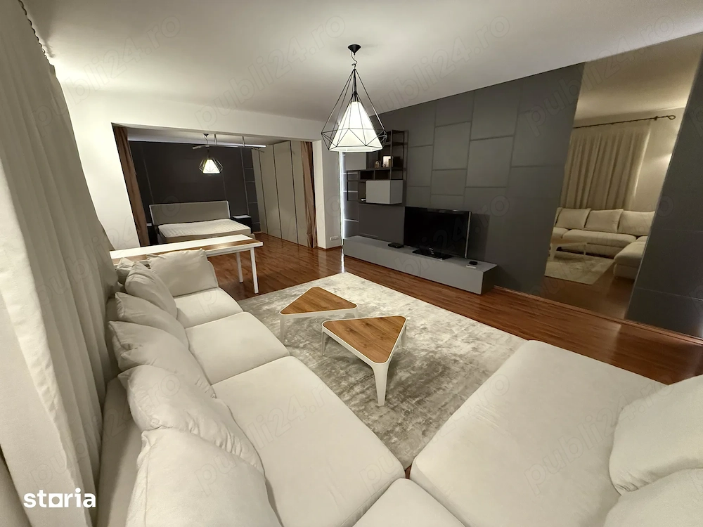 2 camere | Dorobanți   Floreasca | 60 mp | Mezanin | Mobilat lux