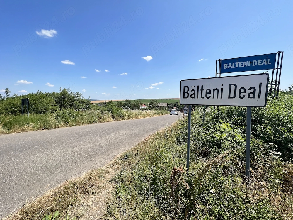 Teren 5100 mp Balteni Deal Vaslui Intravilan si Extravilan Cadastru