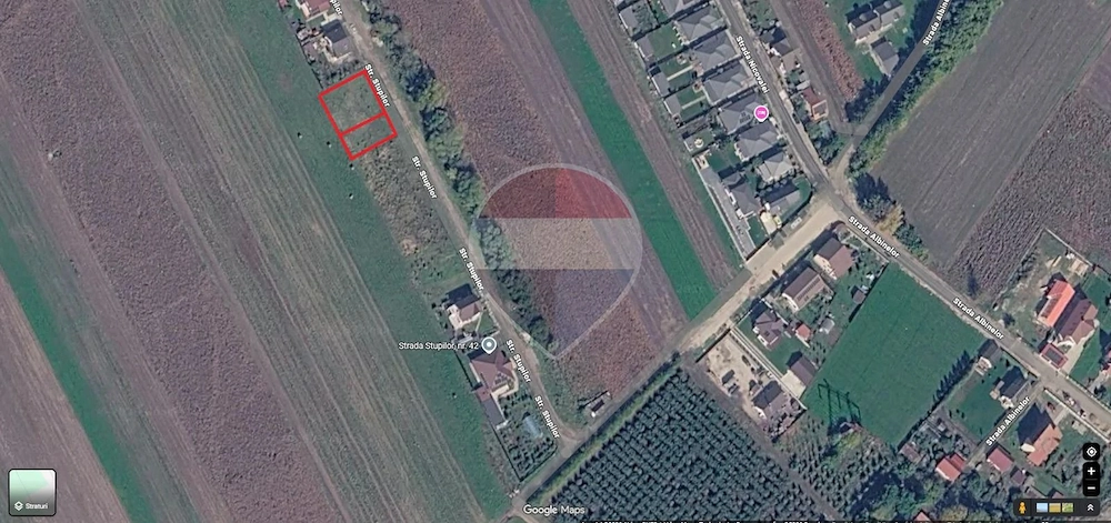 Teren intravilan 296 mp | Brașov, strada Nicovalei | Zonă de case