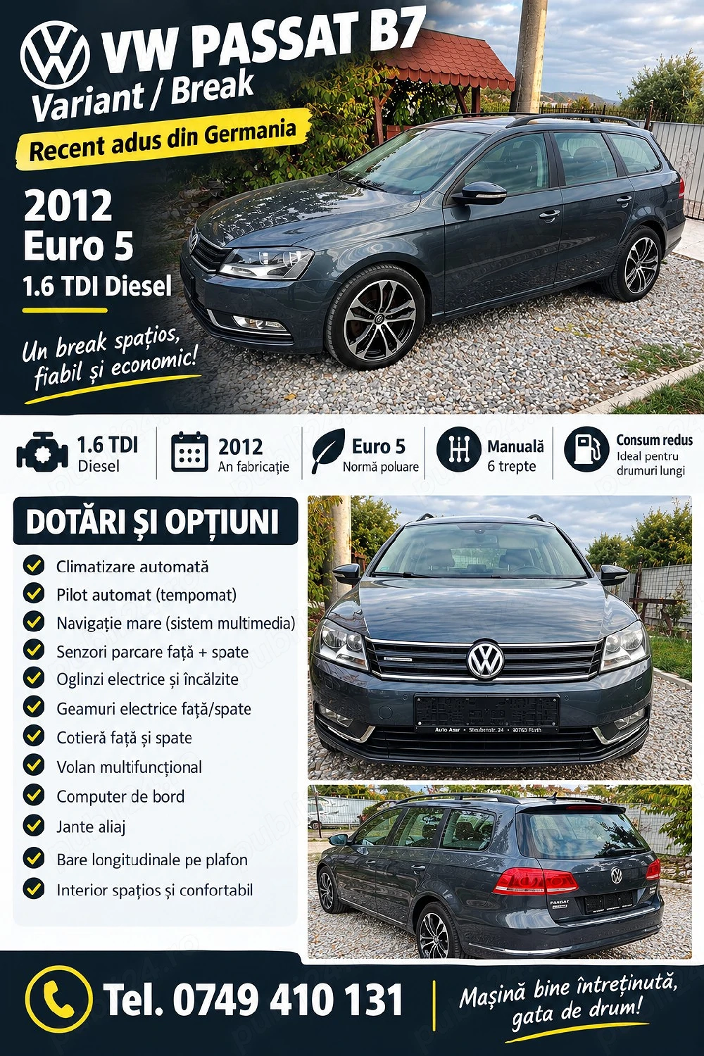 Passat b7 2012 euro 5