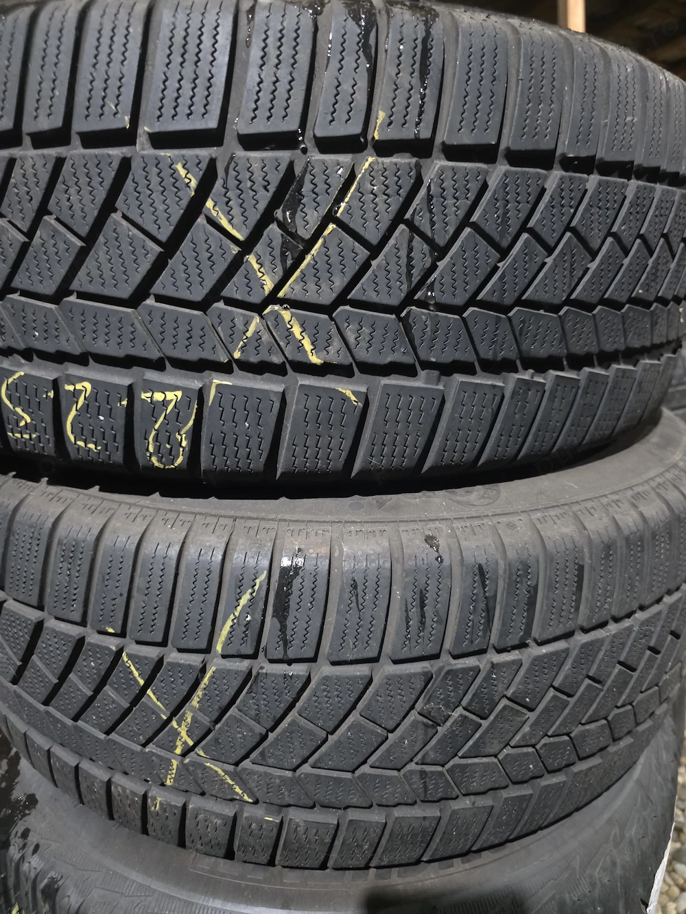 2 anvelope M+S/iarna 225/55/16 Continental profil 7 mm