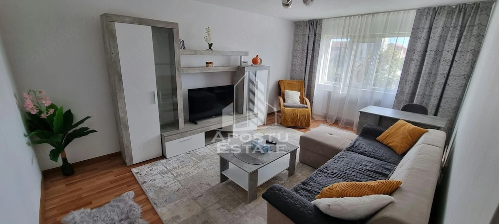 Apartament cu 2 camere de închiriat- centrala proprie, zona Lipovei
