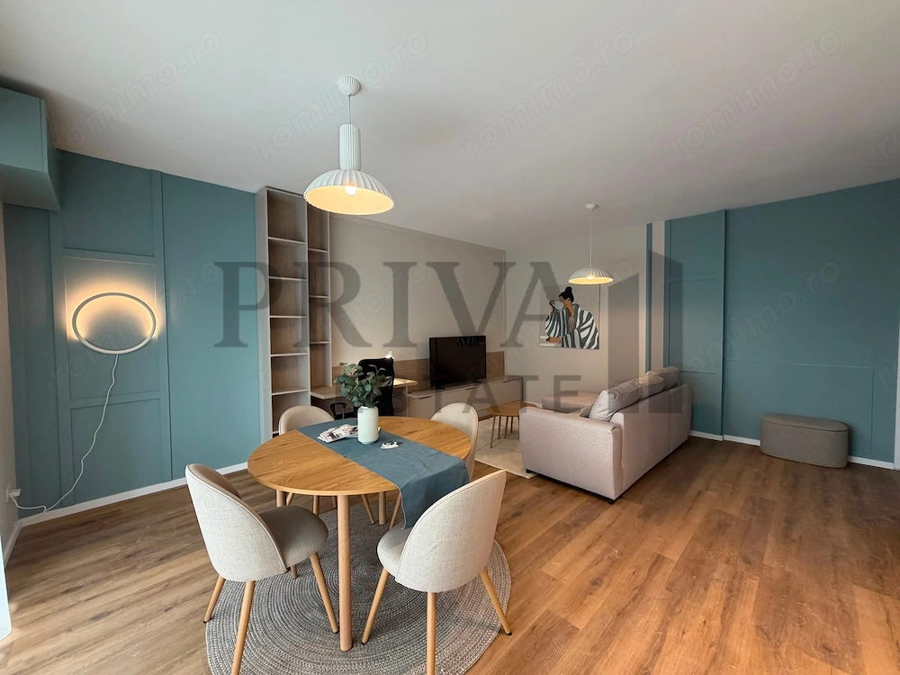 Apartament premium 2 camere mobilat, 55 mp, etaj 3, Nord One Torontal