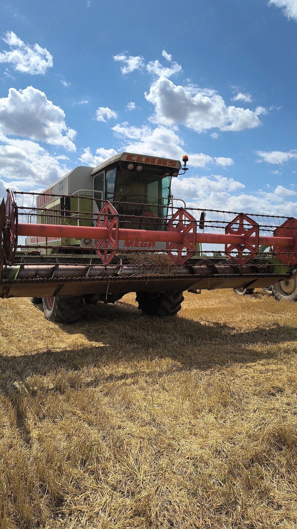 Claas mega 204 masa grâu 5 metri 
