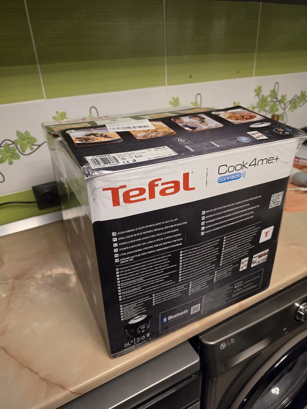 Multicooker inteligent cu gatire sub presiune Tefal Cook4Me+ Connect CY855830 (2/5)