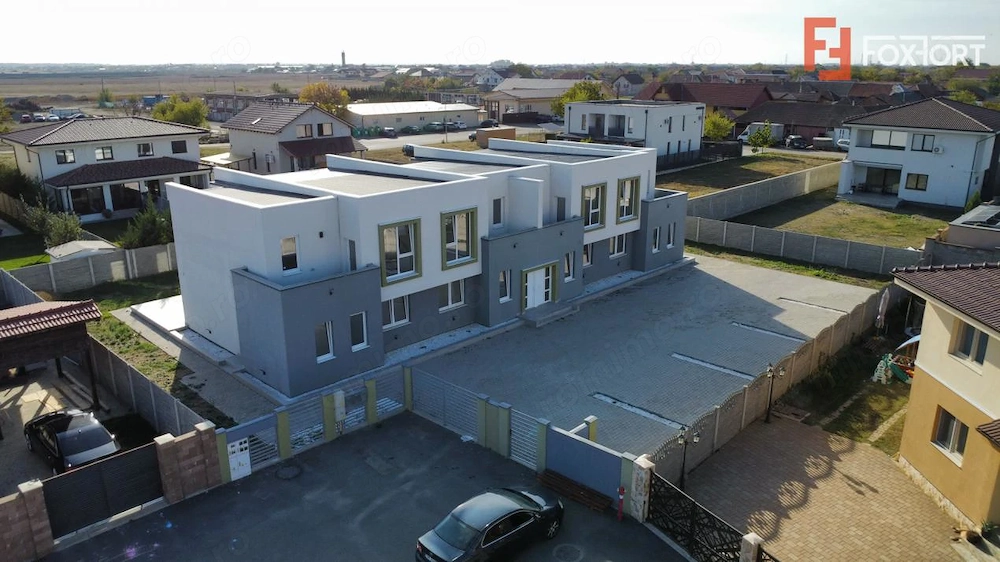 Cvadruplex de inchiriat, 471 mp utili, 8 parcari, in Mosnita Noua
