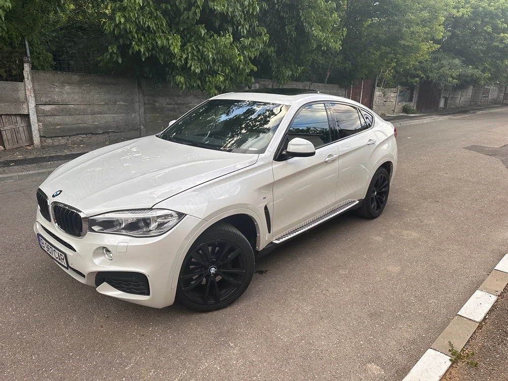 BMW X6 alb perlat