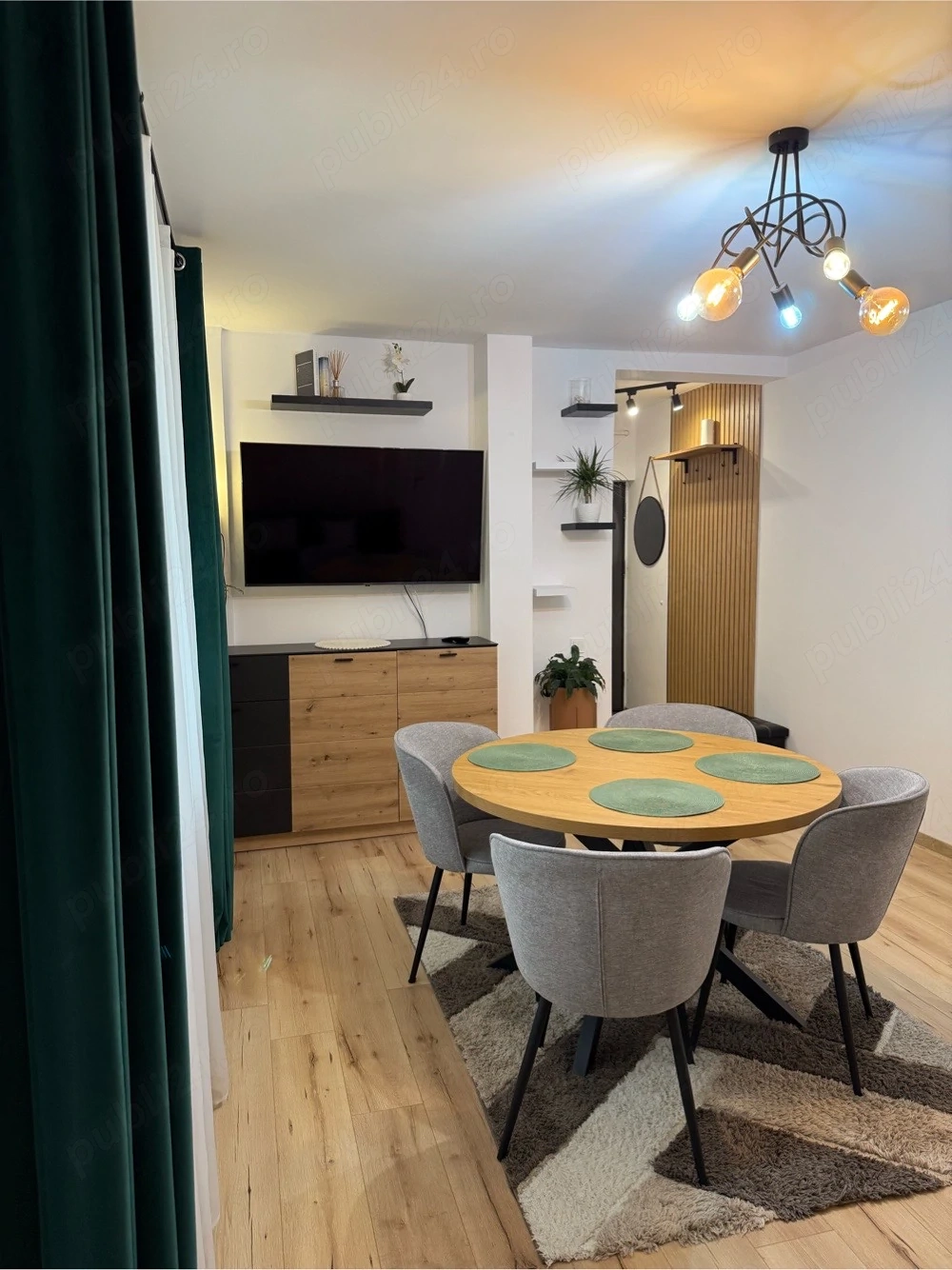 Apartament modern, complet utilat și mobilat   44 mp   Florești, zona centrală, str. Eroilor