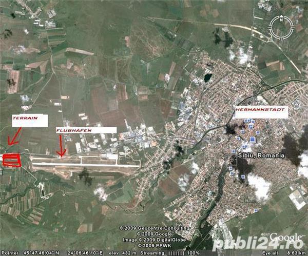 Inchiriez teren 20000mp, langa aeroportul Sibiu