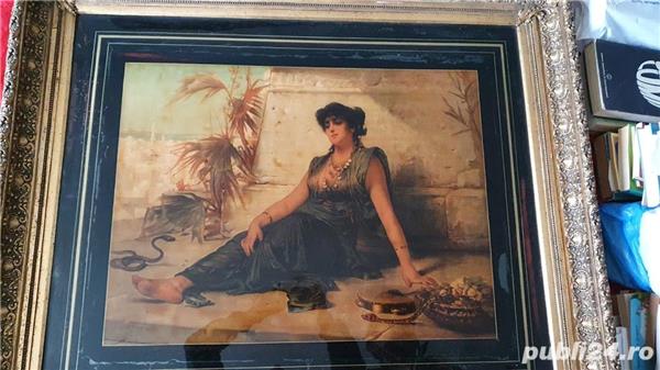 Tablou Nathaniel Sichel - Cleopatra regina egiptulu