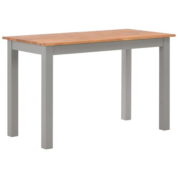 vidaXL Masă de bucătărie, 120 x 60 x 74 cm, lemn masiv de stejar vidaXL (247845)