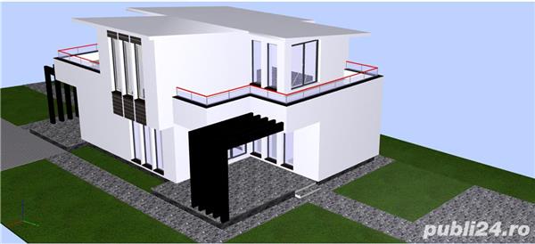 Vila nouă 2020, modernă, 4 camere P+1, 140 mp utili, 100 mp terase