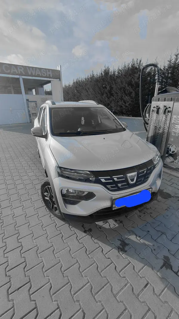 Dacia Spring comfort plus, argintie, 2023, 45 CP, dotari deosebite