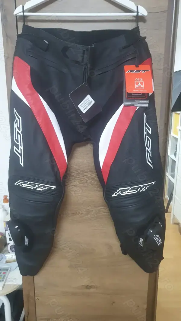 Pantaloni moto piele RST