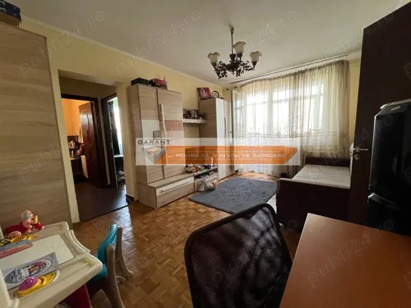 Apartament 2 camere Central, liber, Centrala Termica, mobilat — fotografia 1