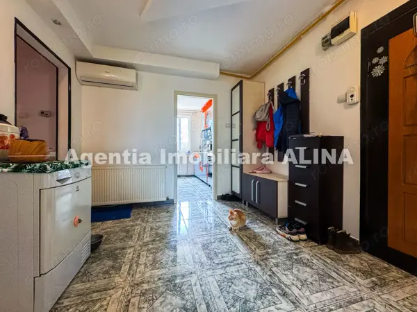 Ap. 3 camere in Deva, zona Progresului, 65 mp, decomandat, etaj 4 — fotografia 3