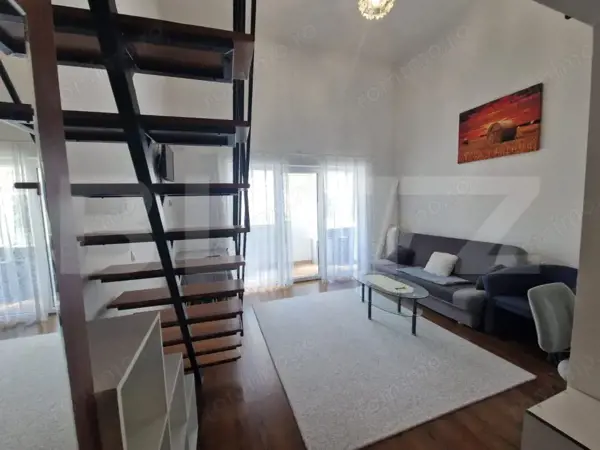 Apartament de vanzare, cu 2 camere, utilat si mobilat, zona Andrei Muresanu! — fotografia 3