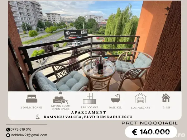 Apartament |3 camere|Dem Radulescu|71 mp| Loc Parcare | Etaj 2 4 — fotografia 1