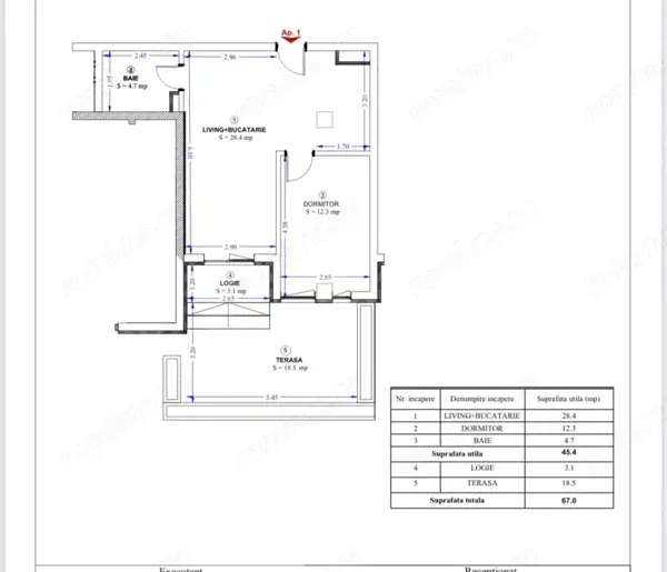 Apartament 2 camere cu terasă de 18 mp în Torontalului! — fotografia 1