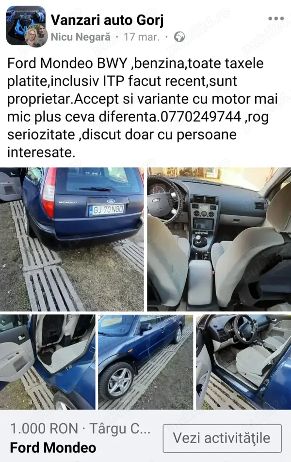 FORD Mondeo 2001 — imagine 3