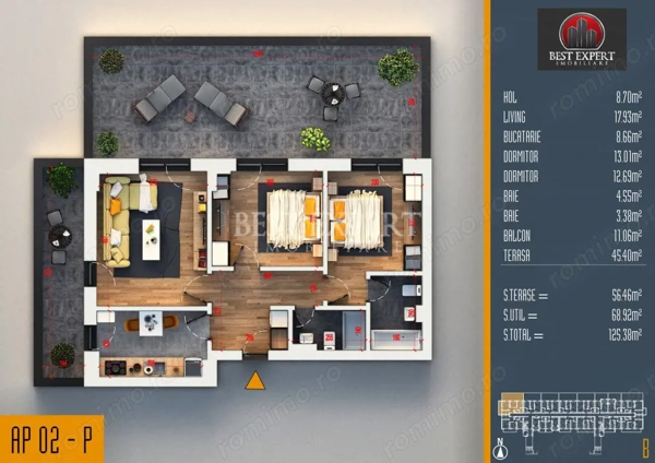 3 Camere Ideal Investitie cu Parcare Inclusa | Acces Rapid STB | Avans 20% — fotografia 2