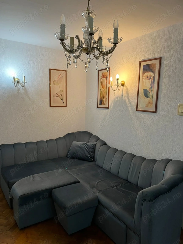 Apartament luminos, 3 camere mobilat, in Dacia de inchiriat — fotografia 3